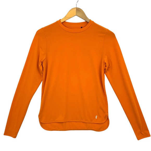 Cotopaxi Tops - Cotopaxi Long Sleeve Shirt Womens XS Orange Crew Neck Stretch Tagless Top